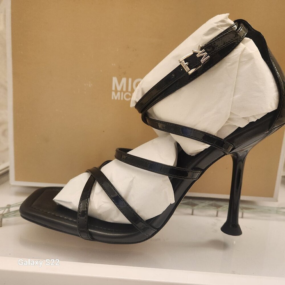 Michael Kors "Imani" Heeled Sandals. Black. NIB. Size Various - Picture 1 of 12